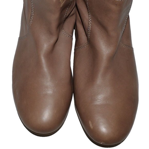 BELLE SIZE 6.5 M 235 BROWN LASER CUT-OUTS RIDING BOOTS BOOTIES WESTERN - Picture 6 of 7